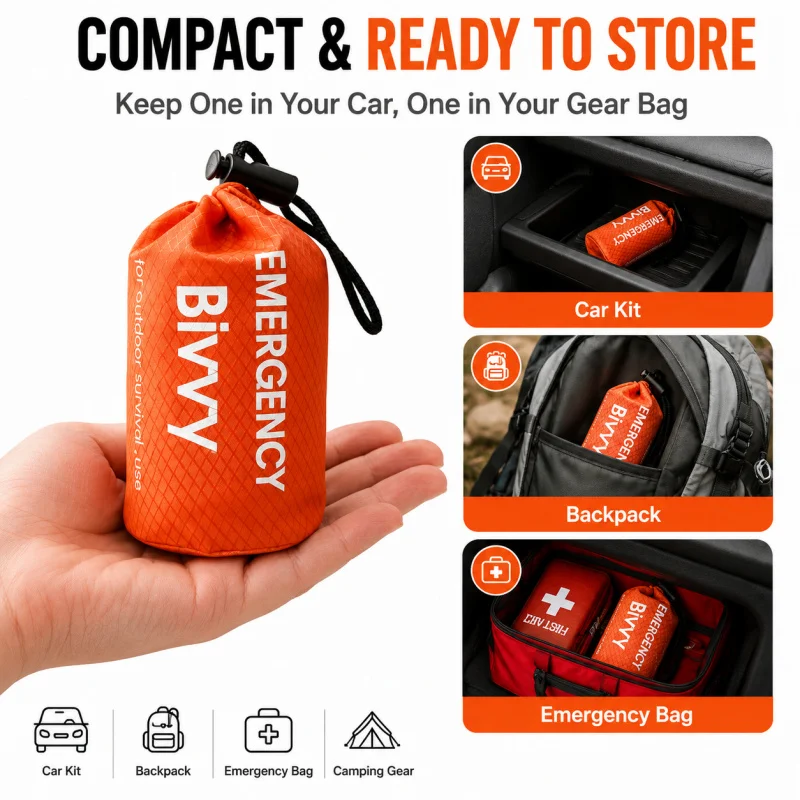 Bivy Bag Emergency - Sac de couchage d'urgence, sac bivy