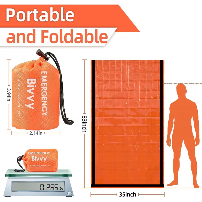 Sac de couchage d’urgence, cou - Bivy Bag Emergency avis et prix